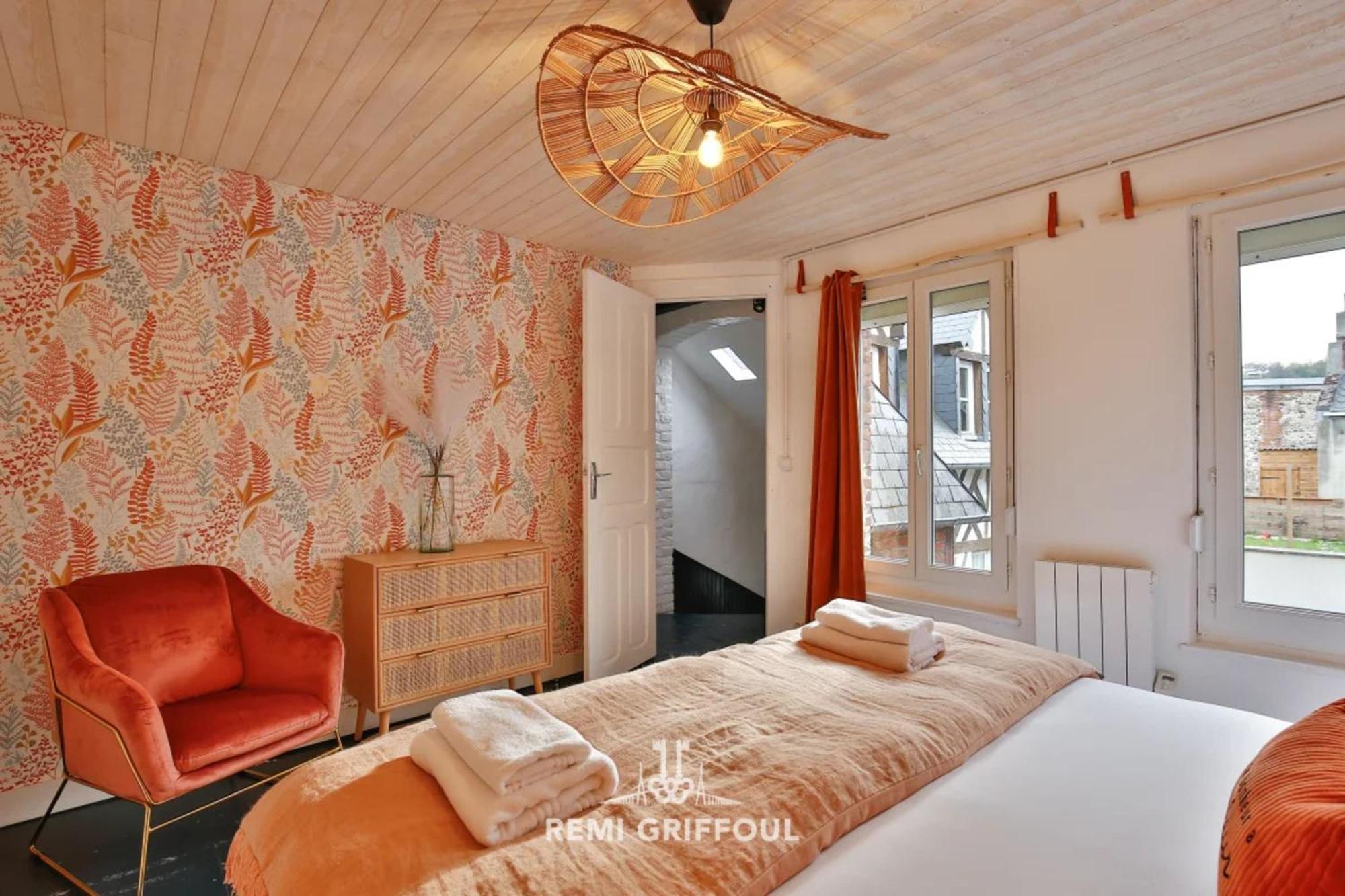 L'Atelier D'Elea 4 Terrace - Industrial-Chic In The Heart Of Honfleur Vila Exterior foto